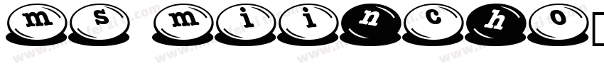 MS Miincho字体转换